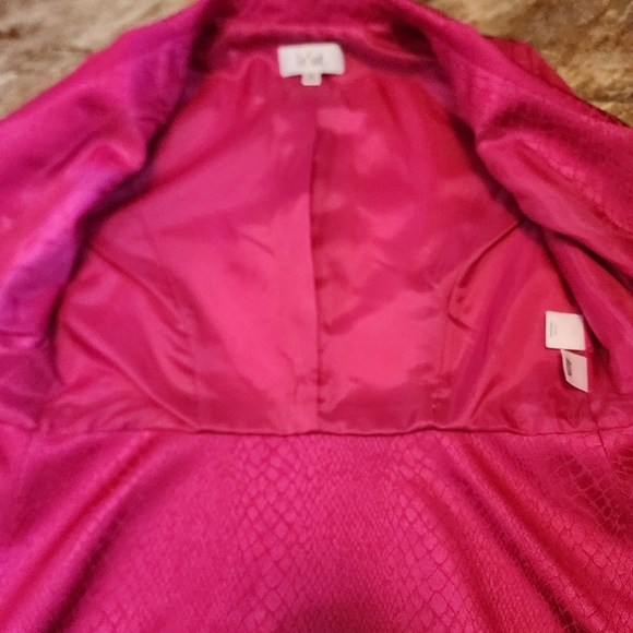 Le Suit NWT pink magenta blazer 6 - Picture 7 of 14